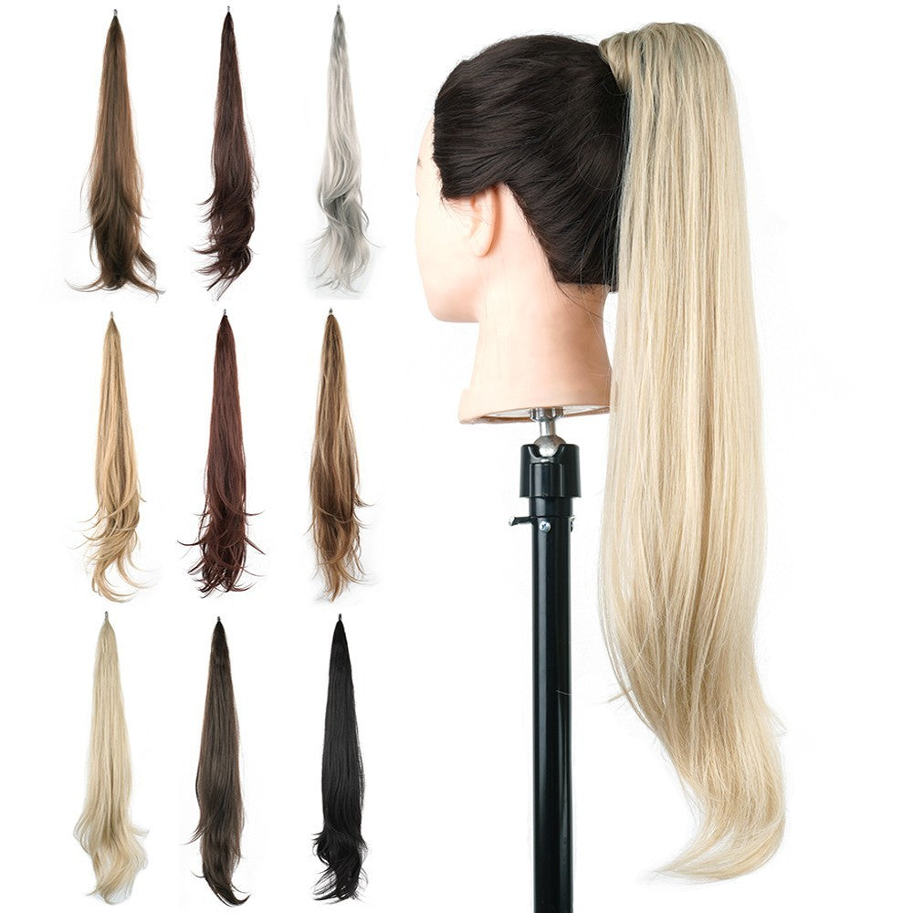 Women's High Ponytail Wig Winding Big Wave Long Curly Hair - Image 2