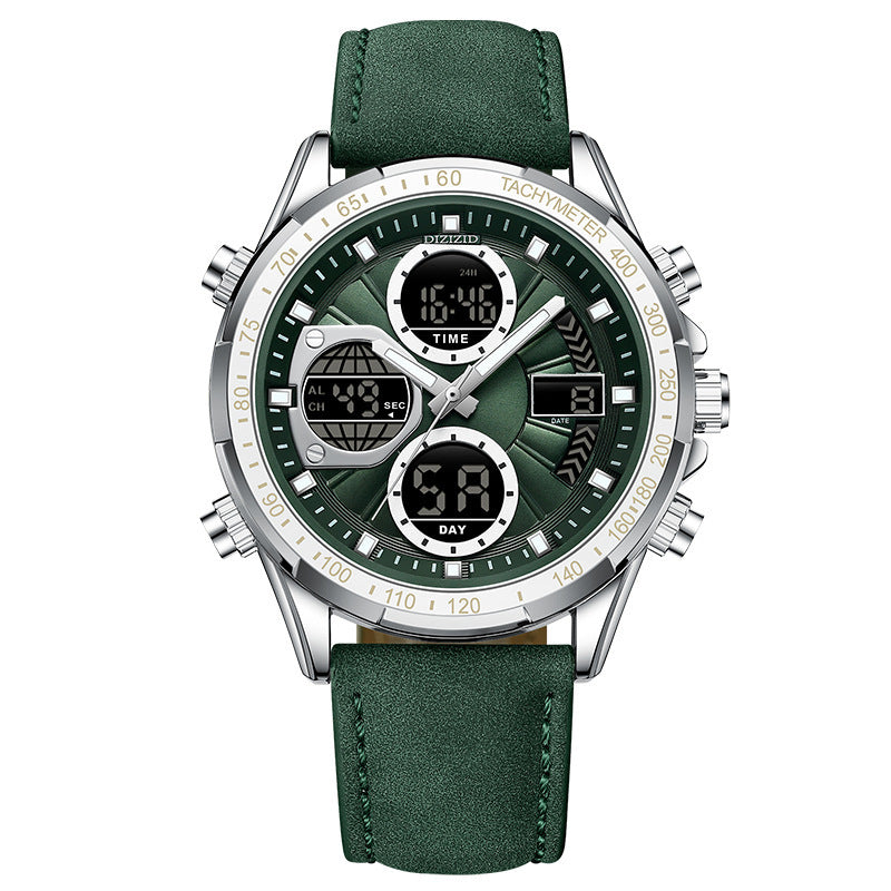Alloy Leather Men's Business Watch Luminous Waterproof - Image 4