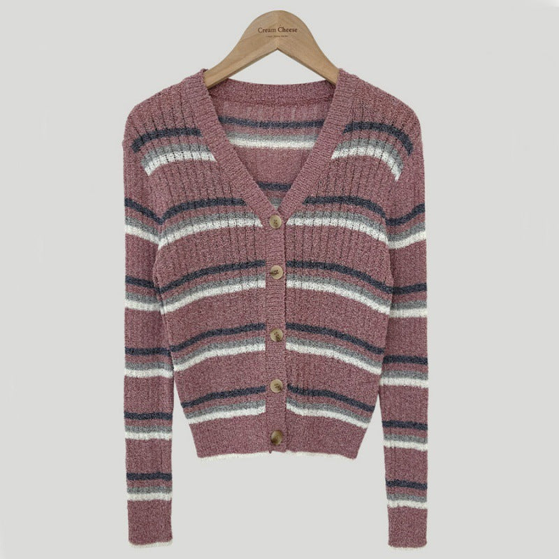 Fashionable Thin Knitted Cardigan Coat For Women - Image 10
