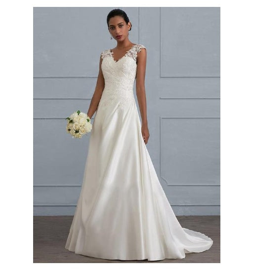 Autumn new white temperament lace dress European wedding bridesmaid backless low collar large size dress long skirt - Image 3