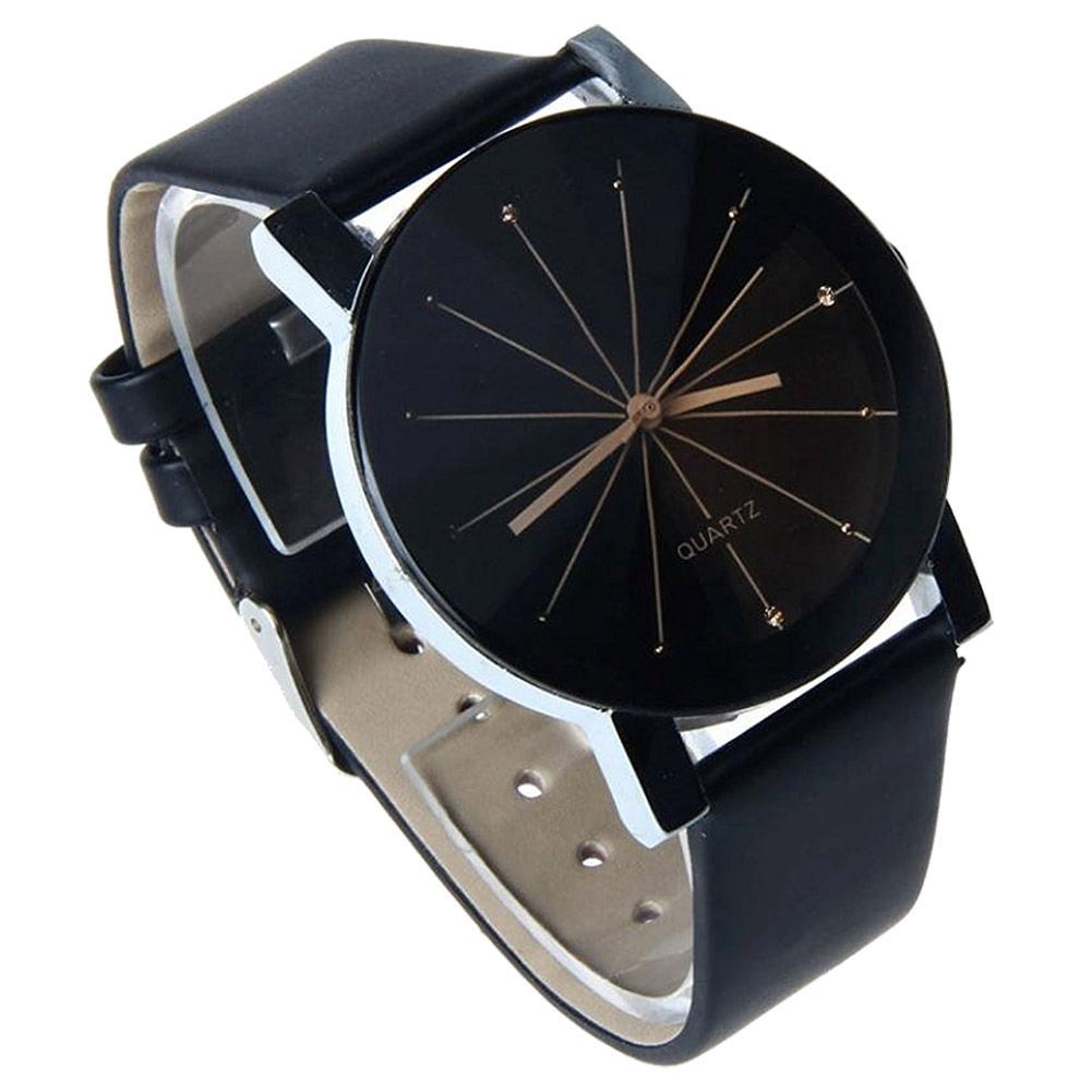 Couple convex meridian belt watch casual men and women children table electronic watch - Image 4