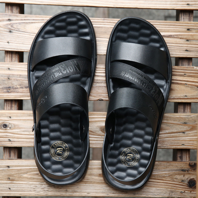 Summer Shoes Men Beach Sandals Thick Sole Non-slip Flat Summer Holiday Sandals Casual Male Shoes dfv56 - Image 5