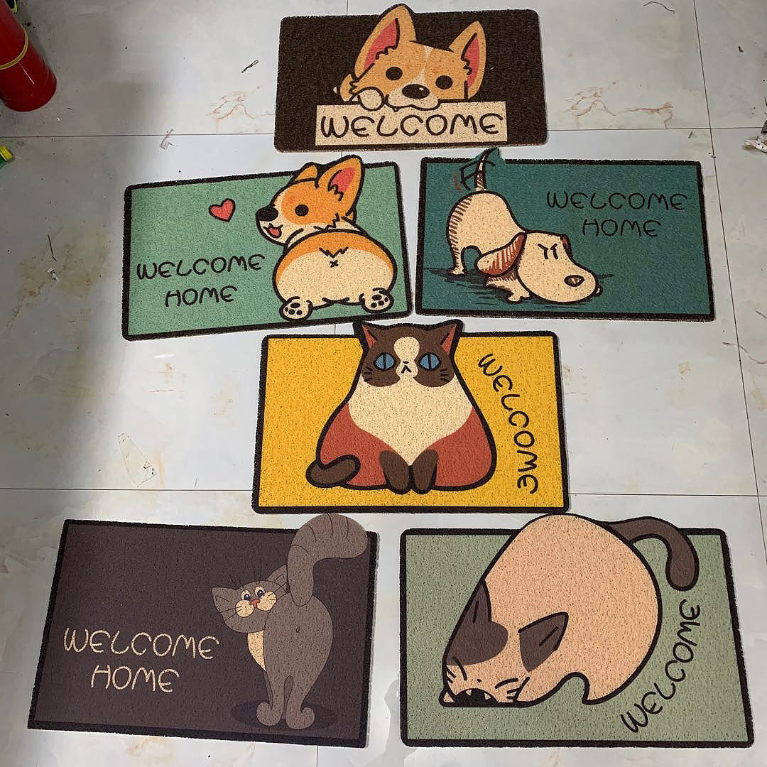 Home Bathroom Door Bathroom Non-slip Mat Absorbent Foot Pad - Image 2