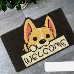 Home Bathroom Door Bathroom Non-slip Mat Absorbent Foot Pad