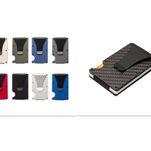 Carbon Fiber Wallet Aluminum Alloy Bank Card Holder