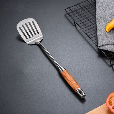 304 stainless steel Huali wooden spoon kitchen utensils - Image 3