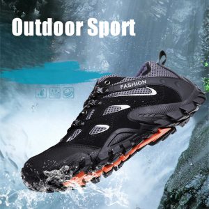 Outdoor Hiking Boots Men Summer Breathable Trekking Shoes Male Anti-Skid Walking Sneakers For Climbing Mountaineering Camping
