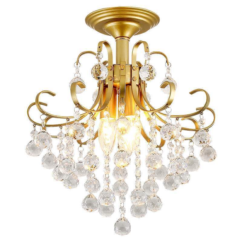 European Light Luxury Small American Restaurant Crystal Chandelier - Image 5