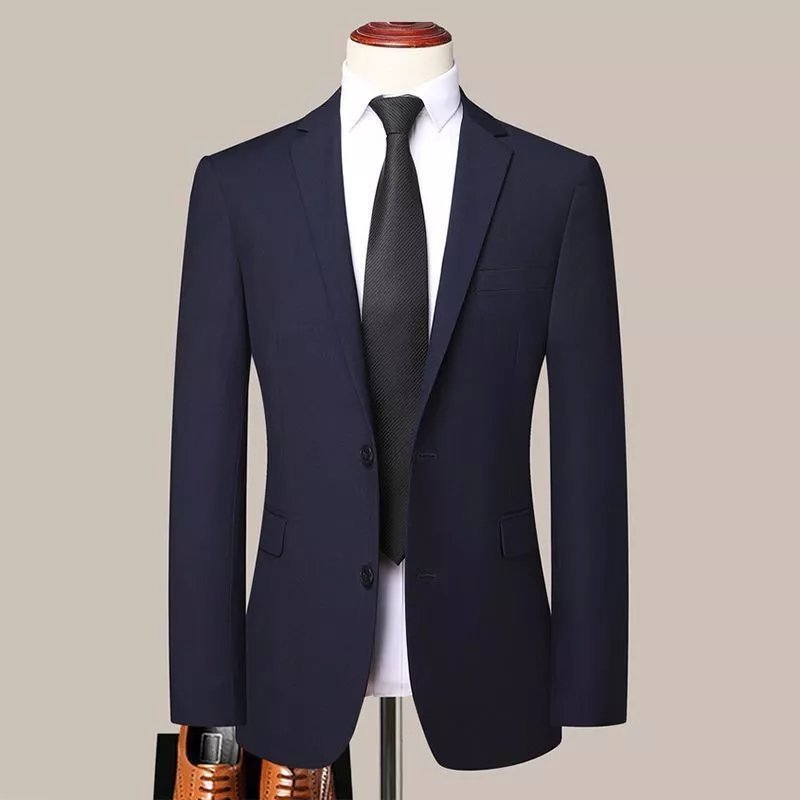 Suit Set Three-piece Set Men's Korean Style Slim Fit Business - Image 4