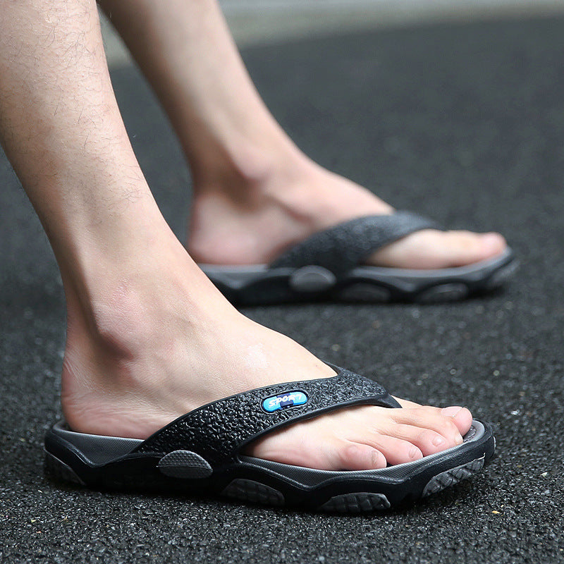 Summer non-slip pinch sandals and slippers summer personality flip-flops men's beach sandals and slippers men - Image 3