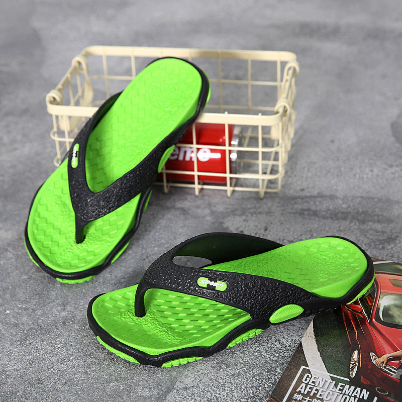 Summer non-slip pinch sandals and slippers summer personality flip-flops men's beach sandals and slippers men - Image 4