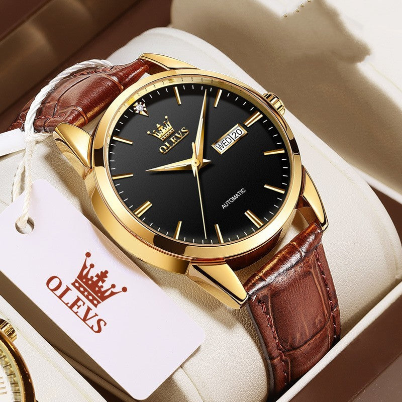Mechanical Watch Men's Fashion Waterproof Belt - Image 2