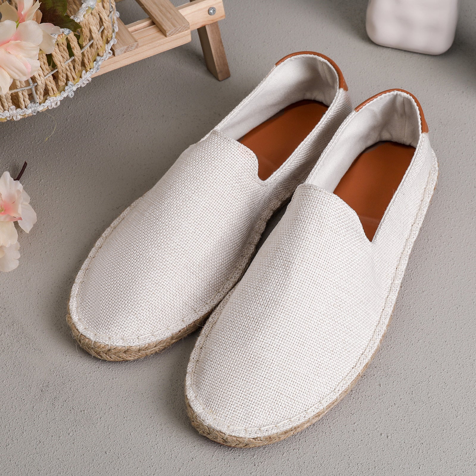 Sweat-absorbent Breathable Lazy Cloth Shoes Loafers Men - Image 9