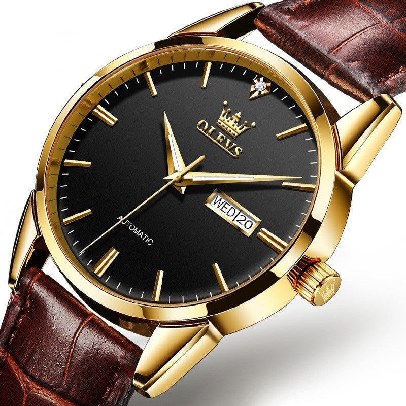 Mechanical Watch Men's Fashion Waterproof Belt - Image 3