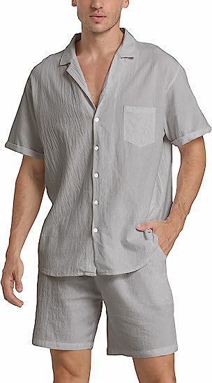 Men's Summer Sports Short-sleeved Shorts Suit - Image 8