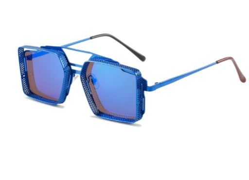Vintage Steampunk Sunglasses Metal Hollow-out For Men - Image 8