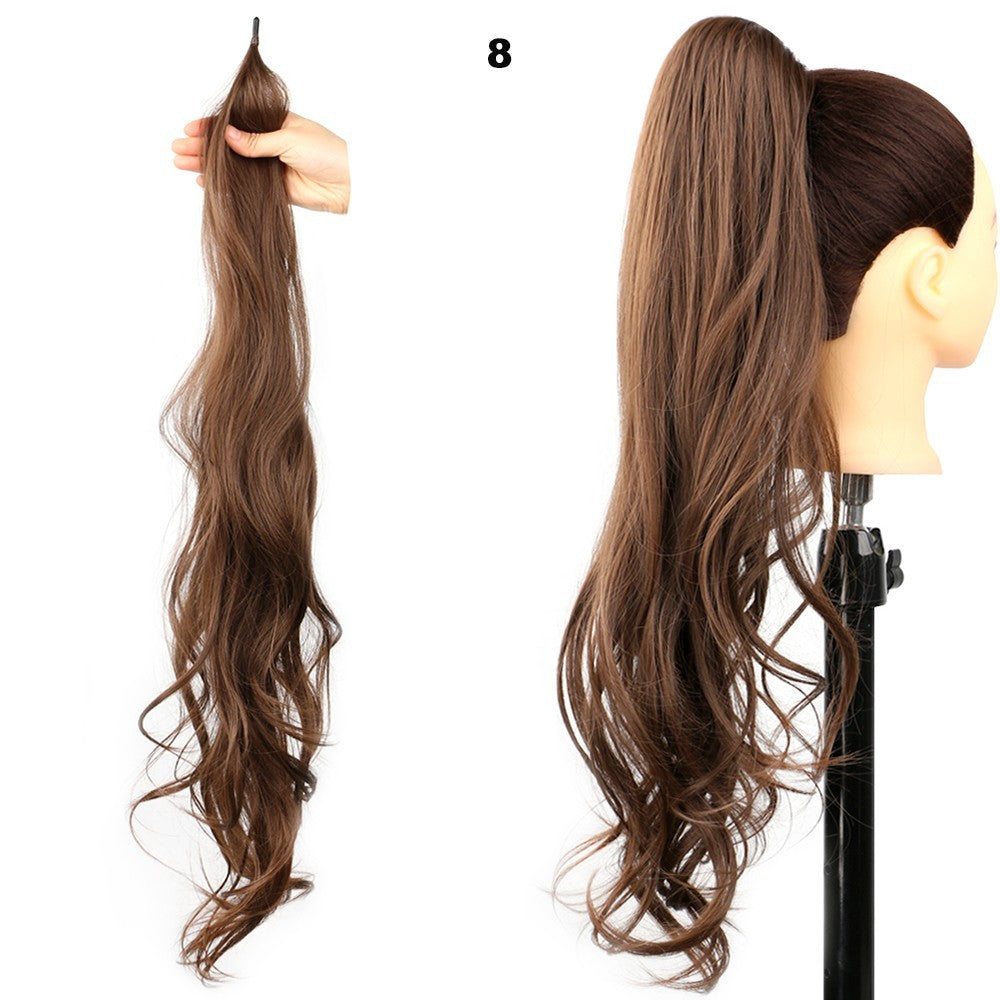 Women's High Ponytail Wig Winding Big Wave Long Curly Hair - Image 8