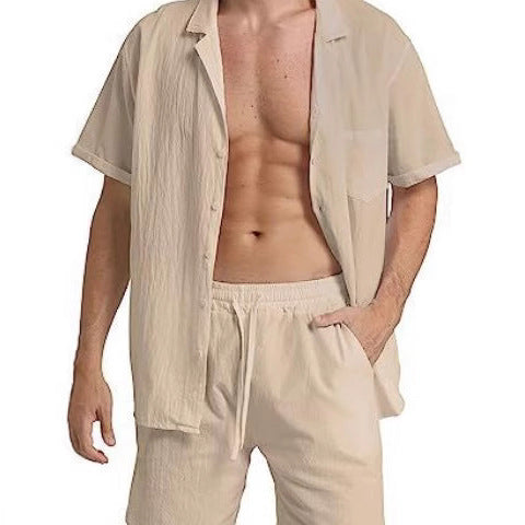 Men's Summer Sports Short-sleeved Shorts Suit - Image 2