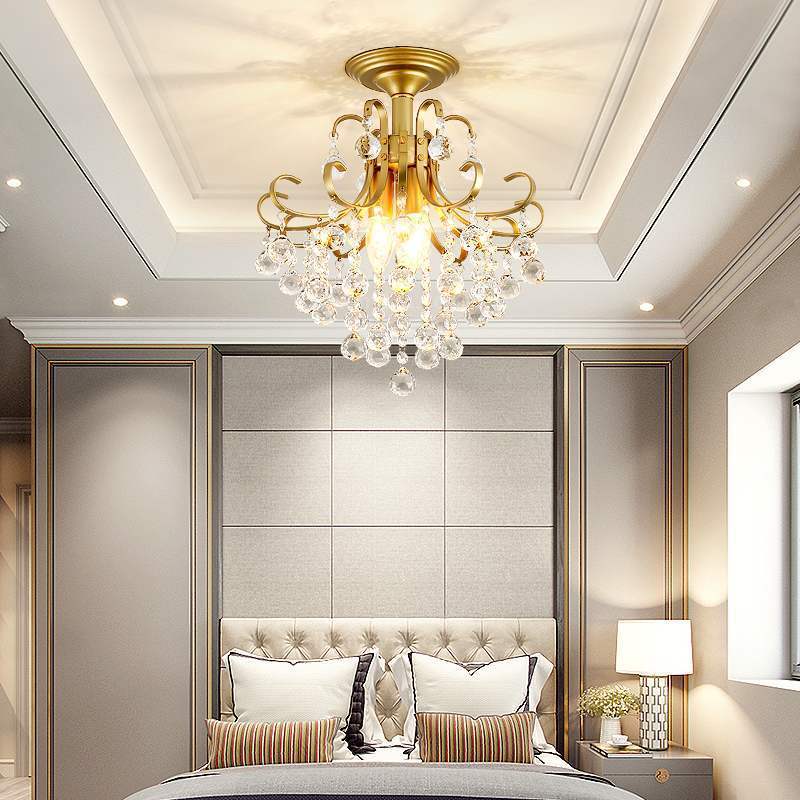 European Light Luxury Small American Restaurant Crystal Chandelier - Image 2
