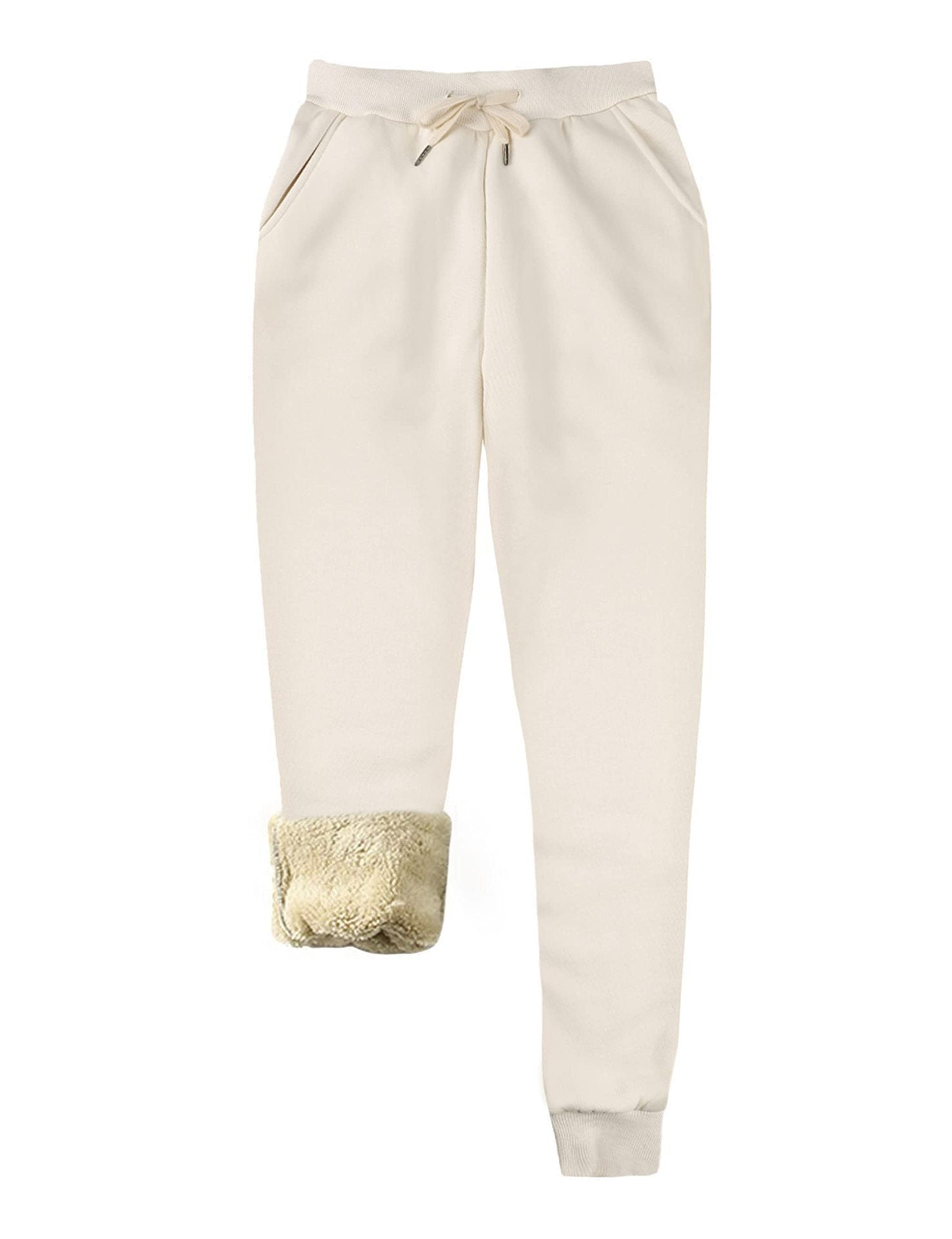 Sports Pants Casual Loose-fit Tappered Trousers Fitness Training Fleece-lined - Image 11