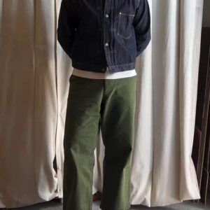Dark Denim Classic-collar Button-up Denim Jacket