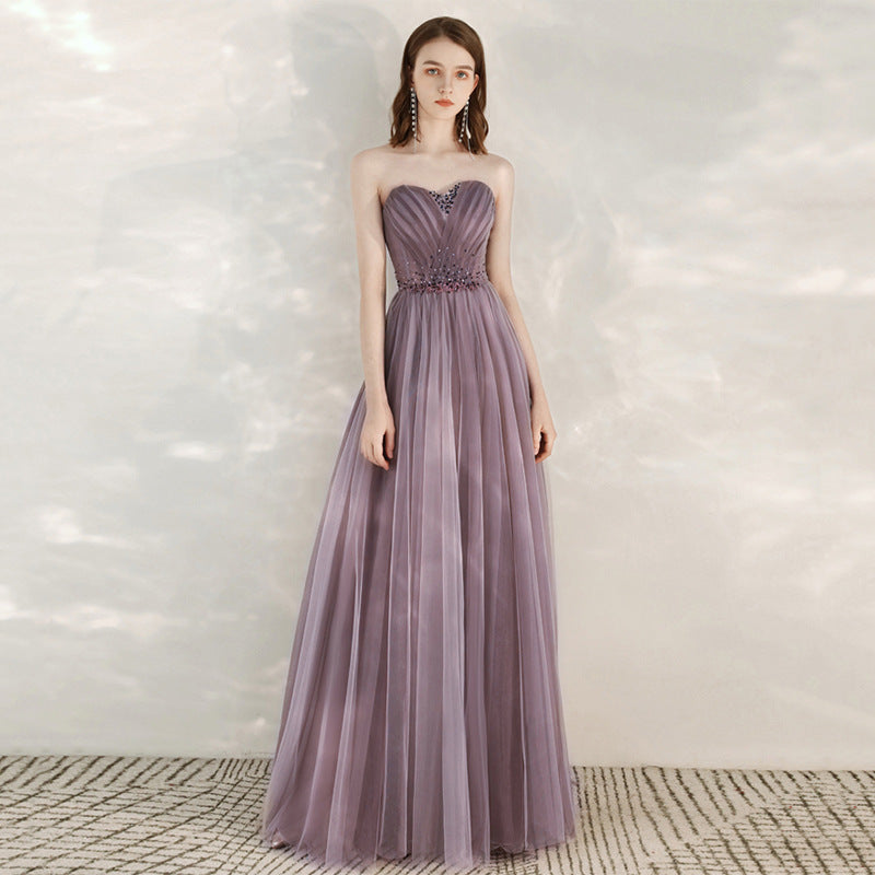 Purple Host Star Sky Toast Dress Shoulder To Shoulder - Image 4