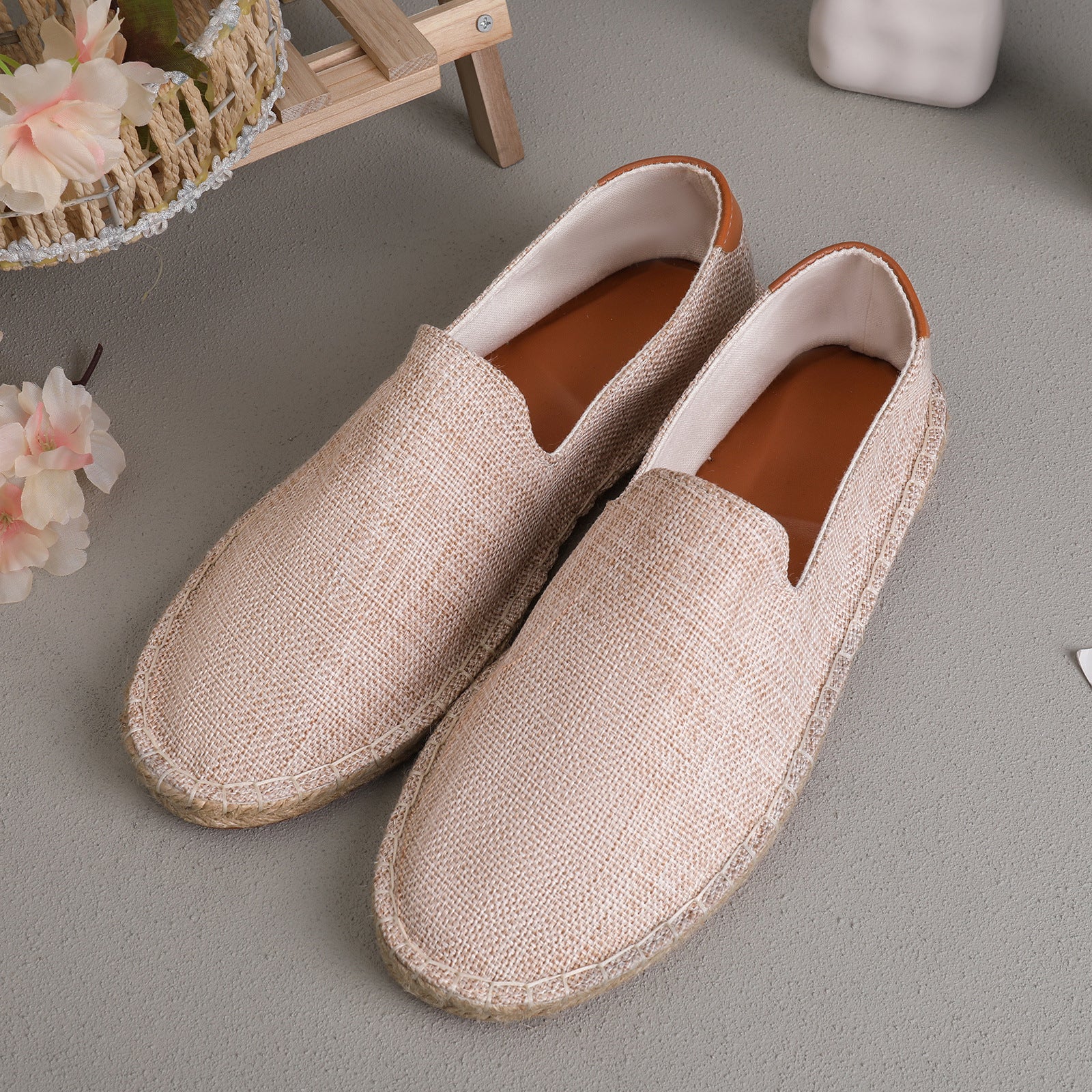 Sweat-absorbent Breathable Lazy Cloth Shoes Loafers Men - Image 7