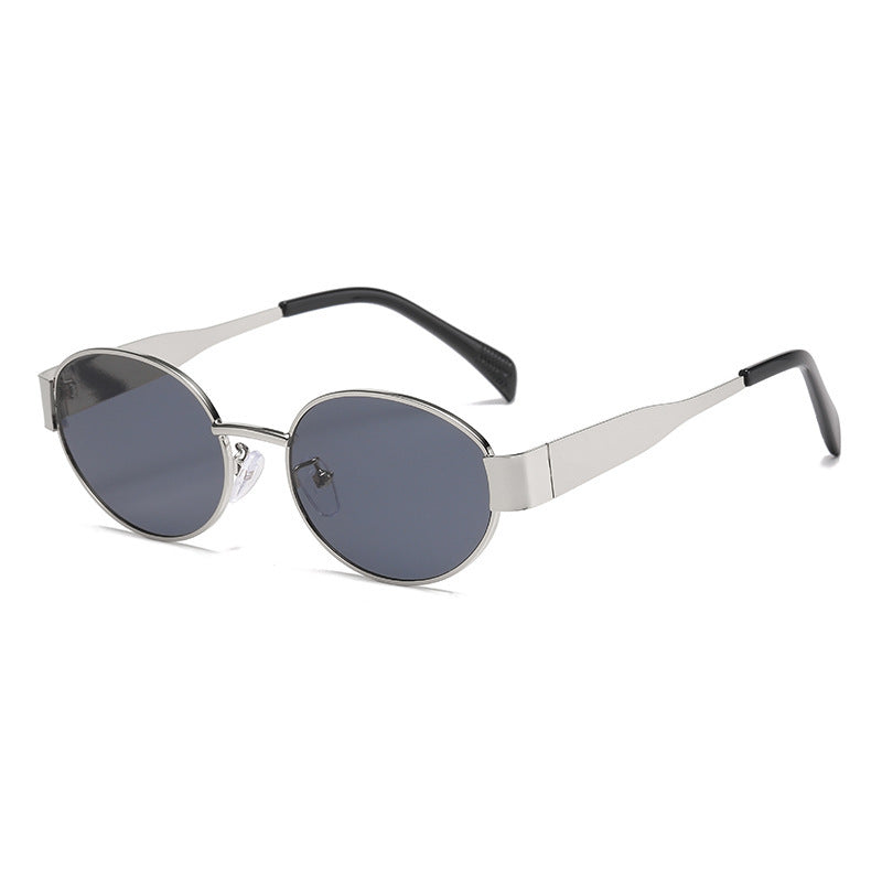 Fashion Retro Oval Sunglasses For Women - Image 9