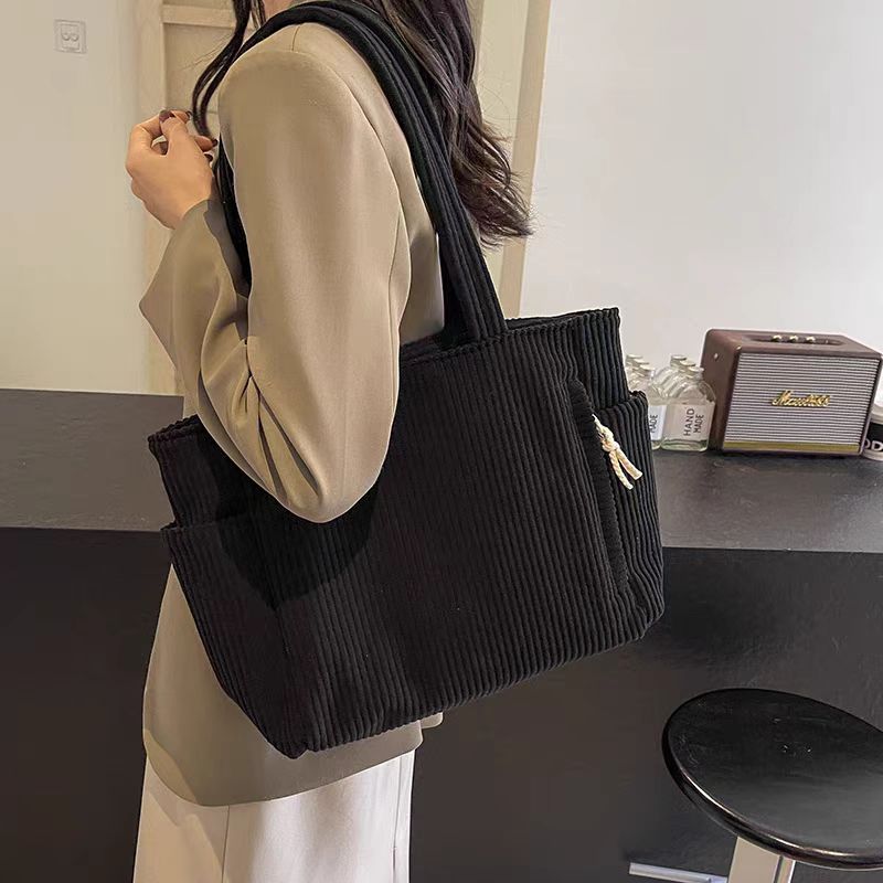 Autumn And Winter Leisure One Shoulder Shopping Bag Advanced Sensor Service Tote - Image 5