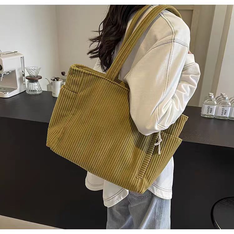 Autumn And Winter Leisure One Shoulder Shopping Bag Advanced Sensor Service Tote - Image 9