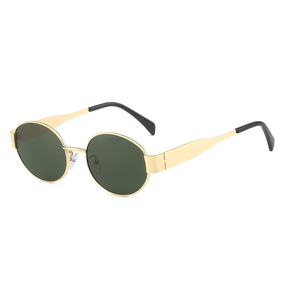 Fashion Retro Oval Sunglasses For Women - Image 7
