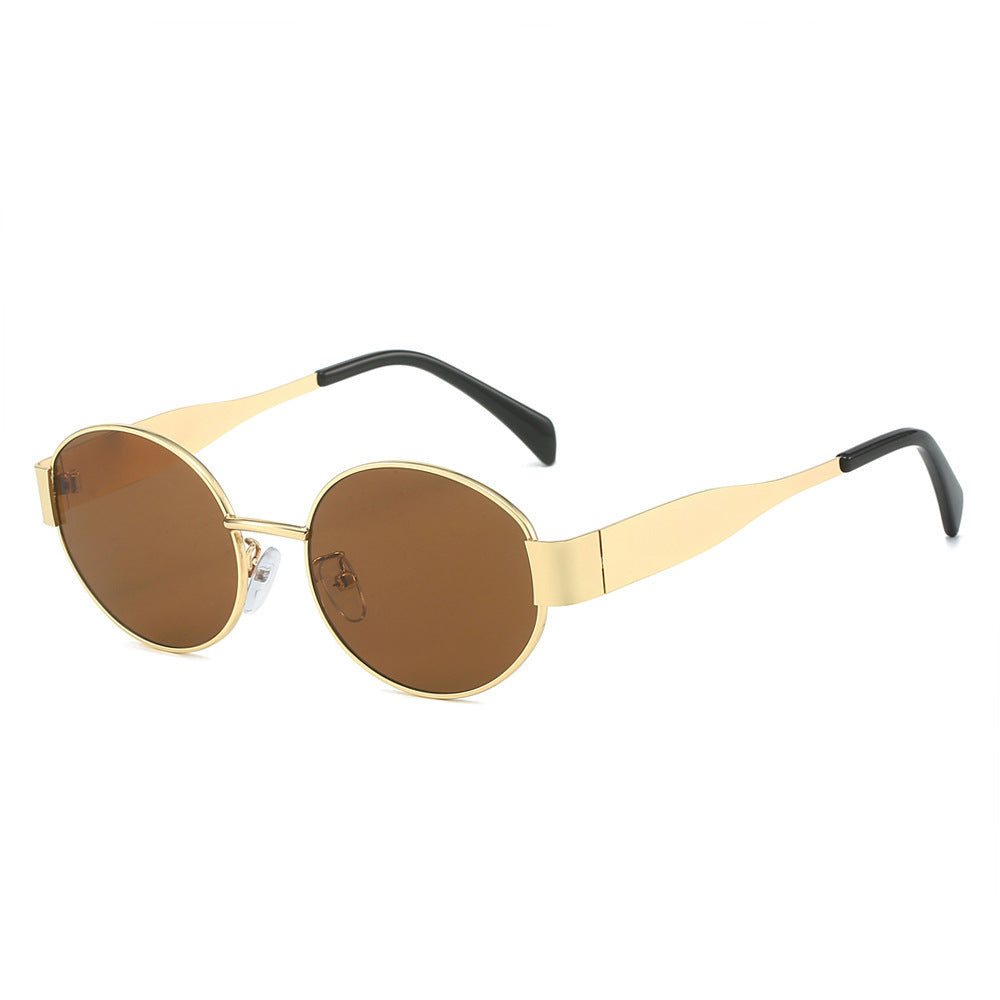 Fashion Retro Oval Sunglasses For Women - Image 6
