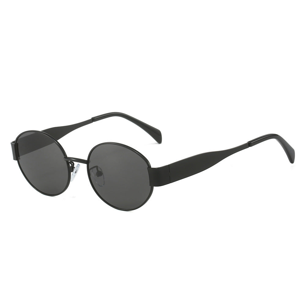 Fashion Retro Oval Sunglasses For Women - Image 8
