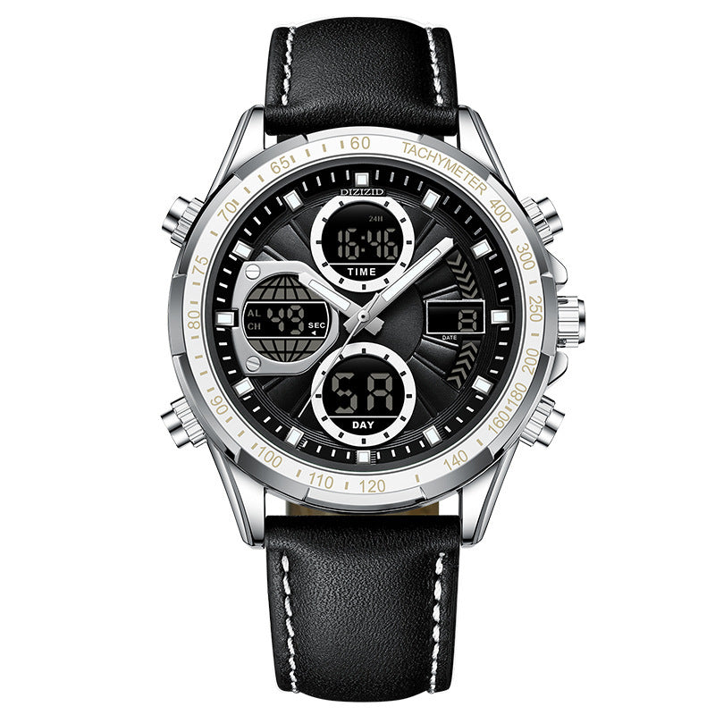 Alloy Leather Men's Business Watch Luminous Waterproof - Image 6