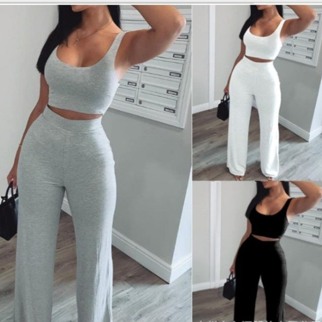 Trousers Casual Sports Basic Suit