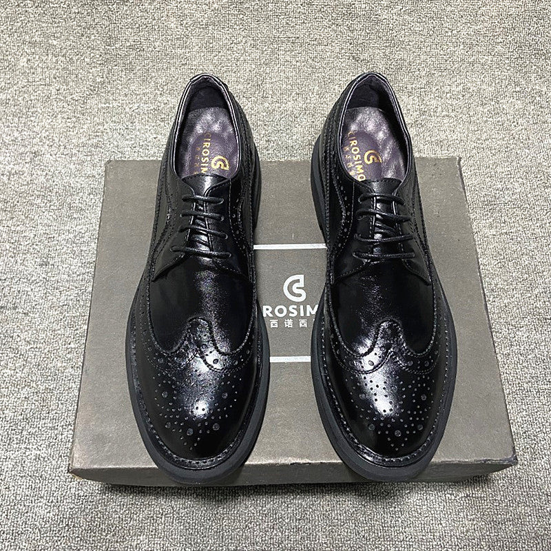 Men's Shoes Summer Leather Shoes Men's Casual Business Formal Wear - Image 4