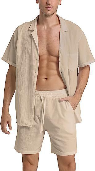 Men's Summer Sports Short-sleeved Shorts Suit - Image 9