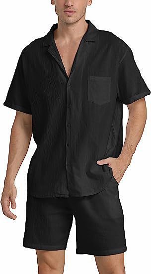 Men's Summer Sports Short-sleeved Shorts Suit - Image 6