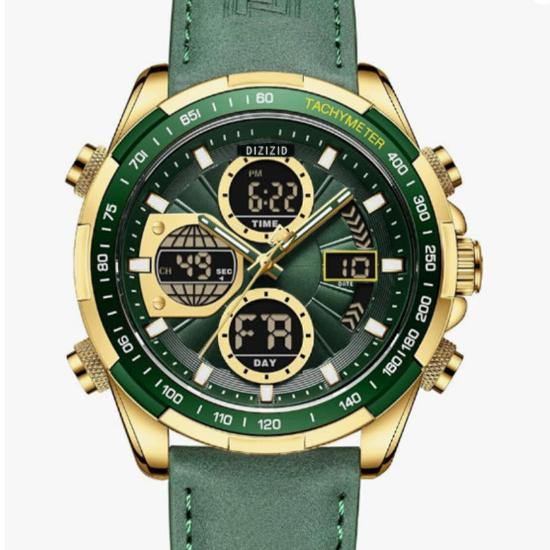 Alloy Leather Men's Business Watch Luminous Waterproof - Image 9