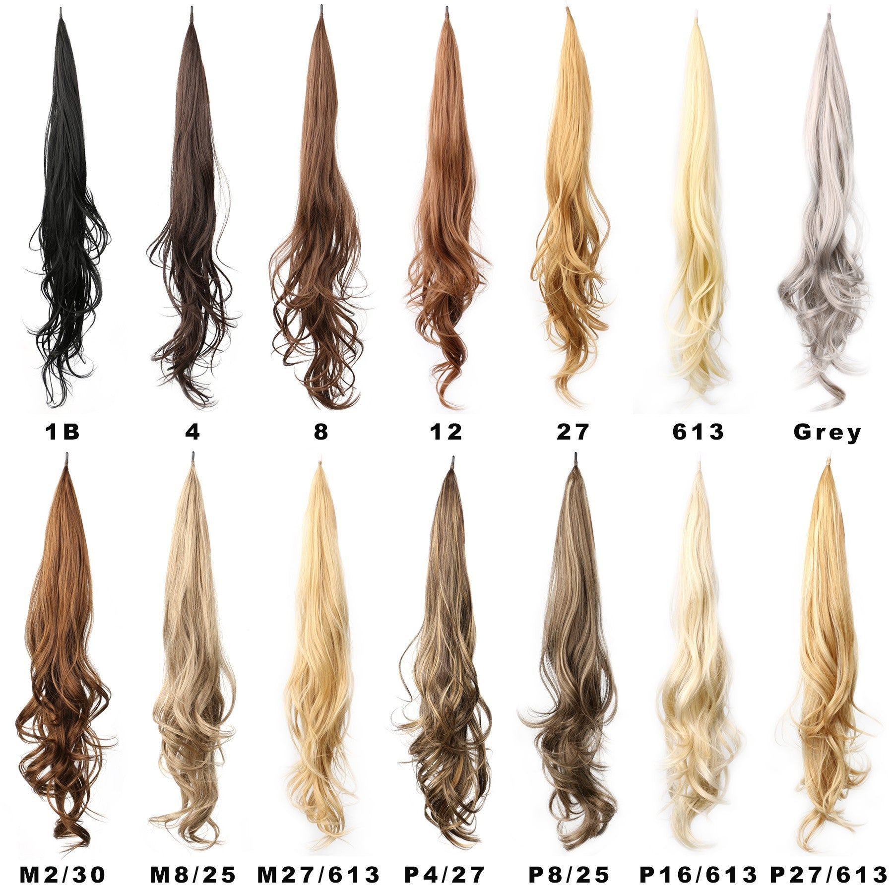 Women's High Ponytail Wig Winding Big Wave Long Curly Hair - Image 4