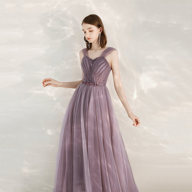 Purple Host Star Sky Toast Dress Shoulder To Shoulder - Image 2