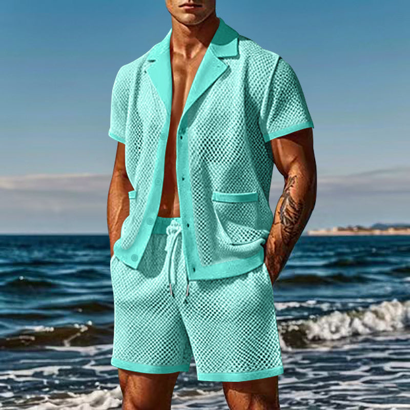 Mesh Breathable Cool Casual Suit