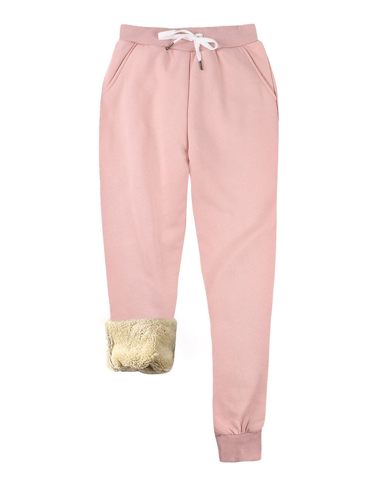 Sports Pants Casual Loose-fit Tappered Trousers Fitness Training Fleece-lined - Image 12