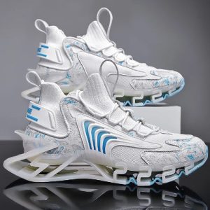 Cool Men Running Sneakers Mesh Breathable Sports Shoes Fashion Anti-Skid Walking Footwear Shoes