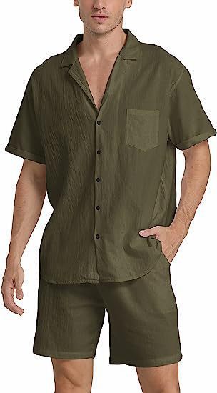 Men's Summer Sports Short-sleeved Shorts Suit - Image 10