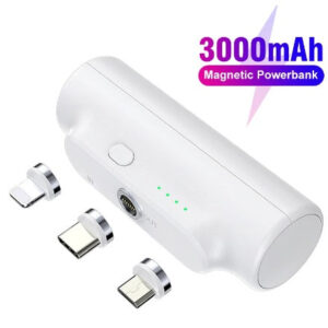 Magnetic Power Bank 3000 MAh Is Suitable For  Mobile Power Mini Portable 18650 Charging