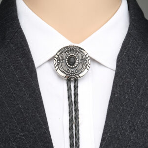 Handmade Turquoise Zinc Alloy Tie Bow Tie Sweater Chain
