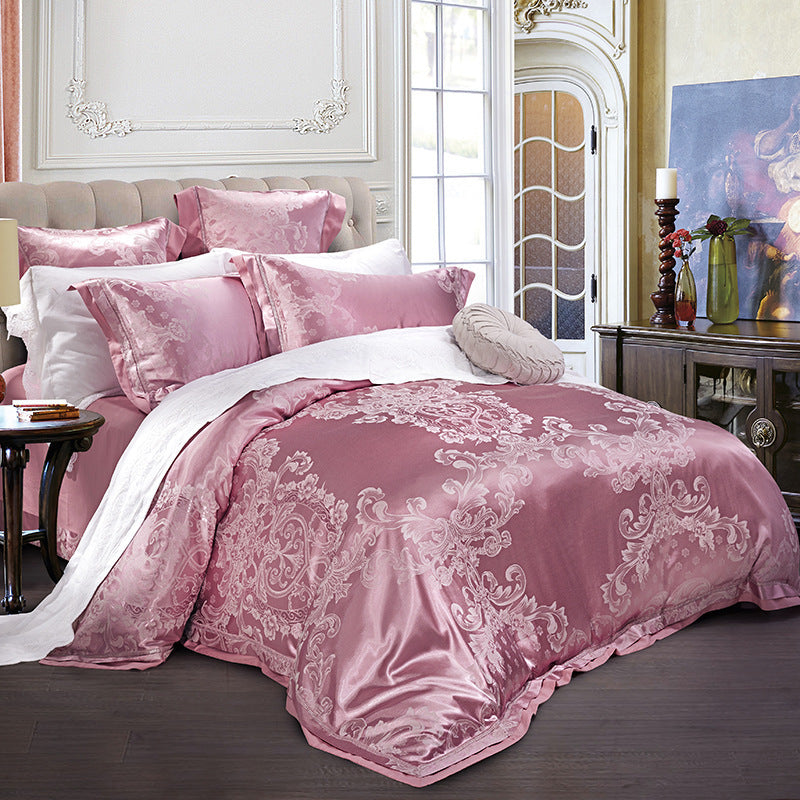 4-Piece Set Of European-Style Luxury Light Luxury Bedding - Image 8