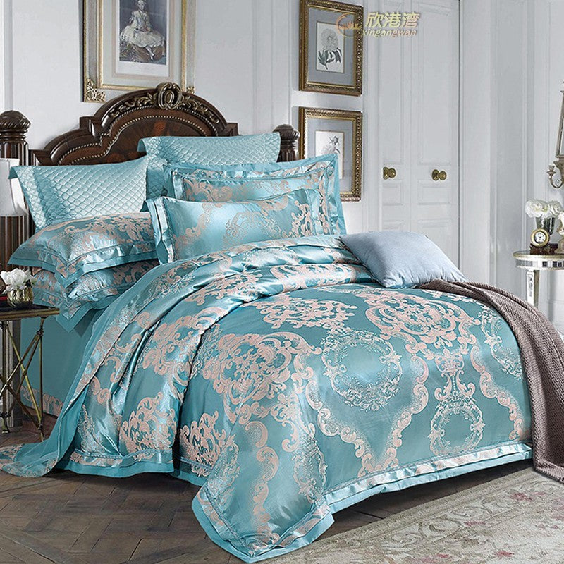 4-Piece Set Of European-Style Luxury Light Luxury Bedding - Image 17