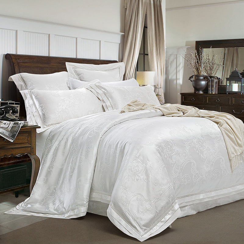 4-Piece Set Of European-Style Luxury Light Luxury Bedding - Image 7